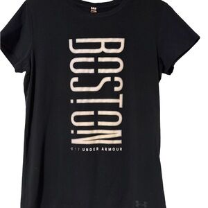 Under Armour Women's Navy Blue Boston Tee size Small